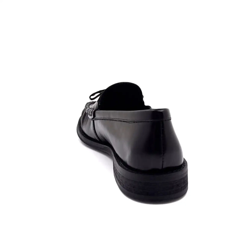 Inuovo Lfg 004 Zwart Leer Ivoire Chaussures