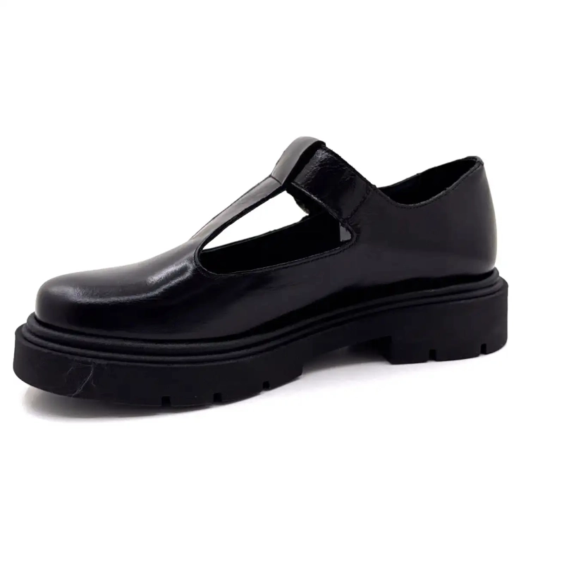 Ivoire 66141 Cuir Noir Ivoire Chaussures