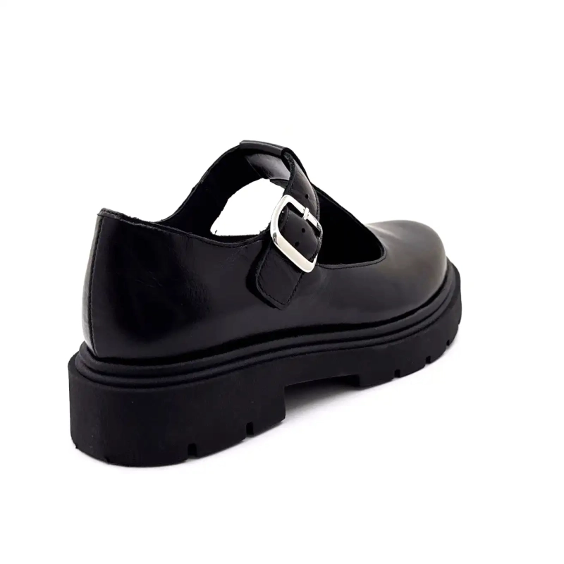Ivoire 66141 Cuir Noir Ivoire Chaussures