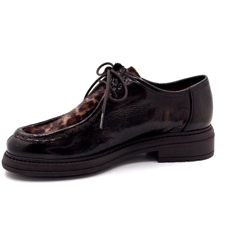 Ivoire Cv 6407 Laklæder Brun Metal & Leo Ivoire Chaussures