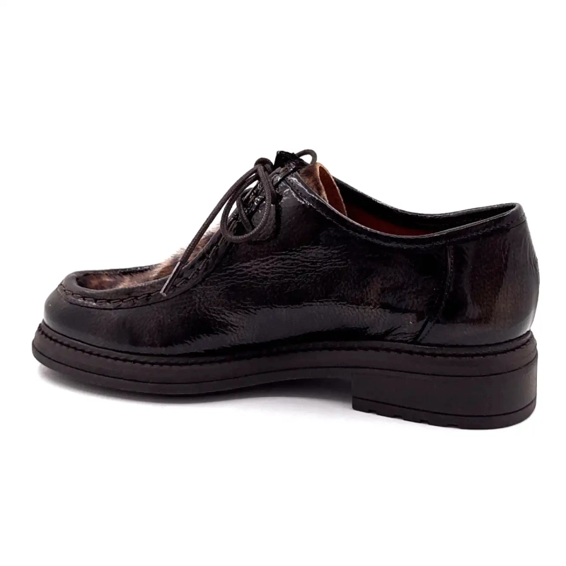 Ivoire Cv 6407 Patentskinn Brunt Metall & Leo Ivoire Chaussures