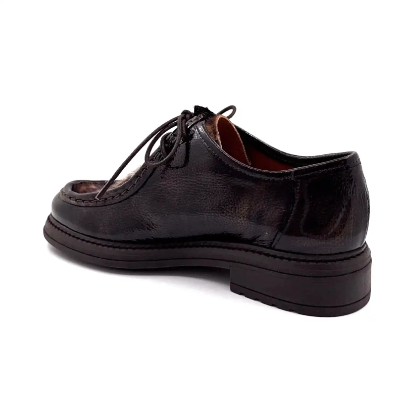 Ivoire CV 6407 Skóra lakierowana Brązowy Metal i Lew Ivoire Chaussures