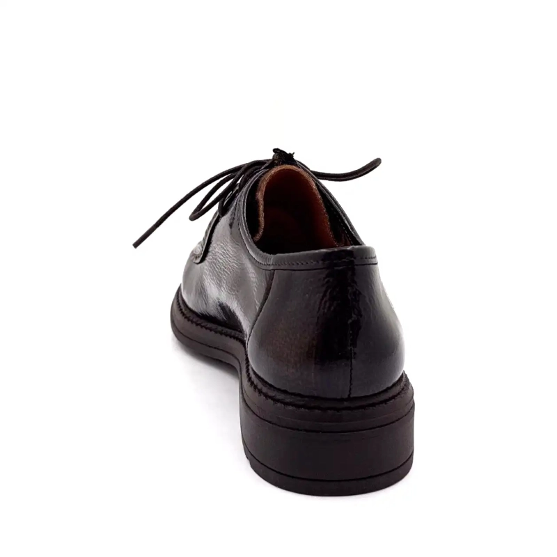 Ivoire Cv 6407 Pelle verniciata Marrone Metallo e Leo Ivoire Chaussures