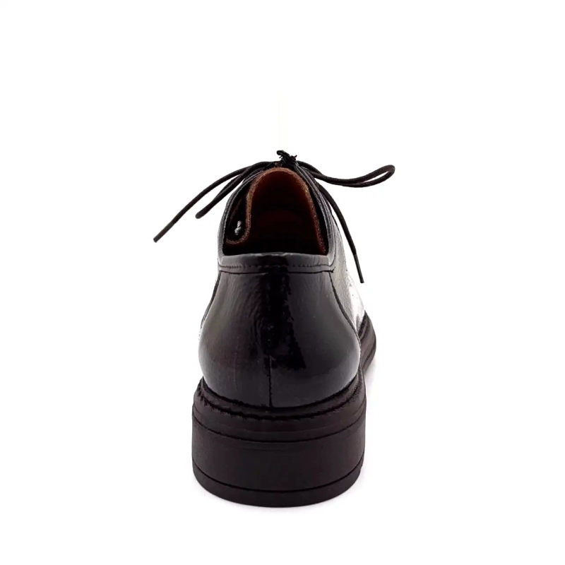 Ivoire Cv 6407 Lackläder Brun Metall & Lejon Ivoire Chaussures