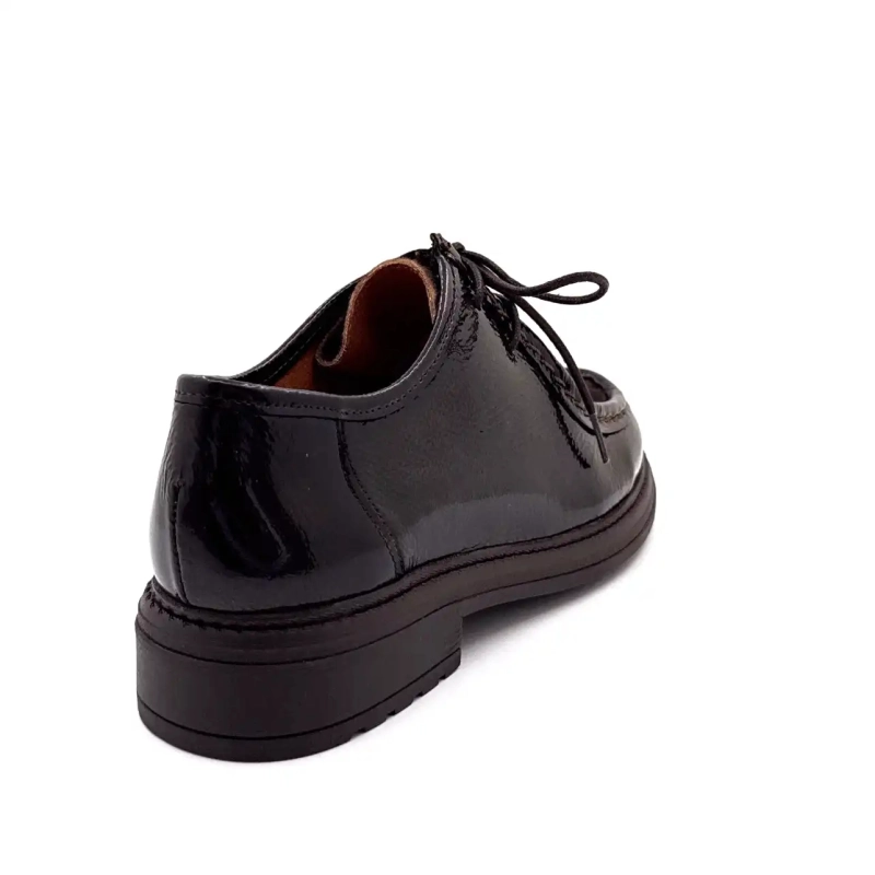 Ivoire Cv 6407 Lackleder Braun Metall & Leo Ivoire Chaussures