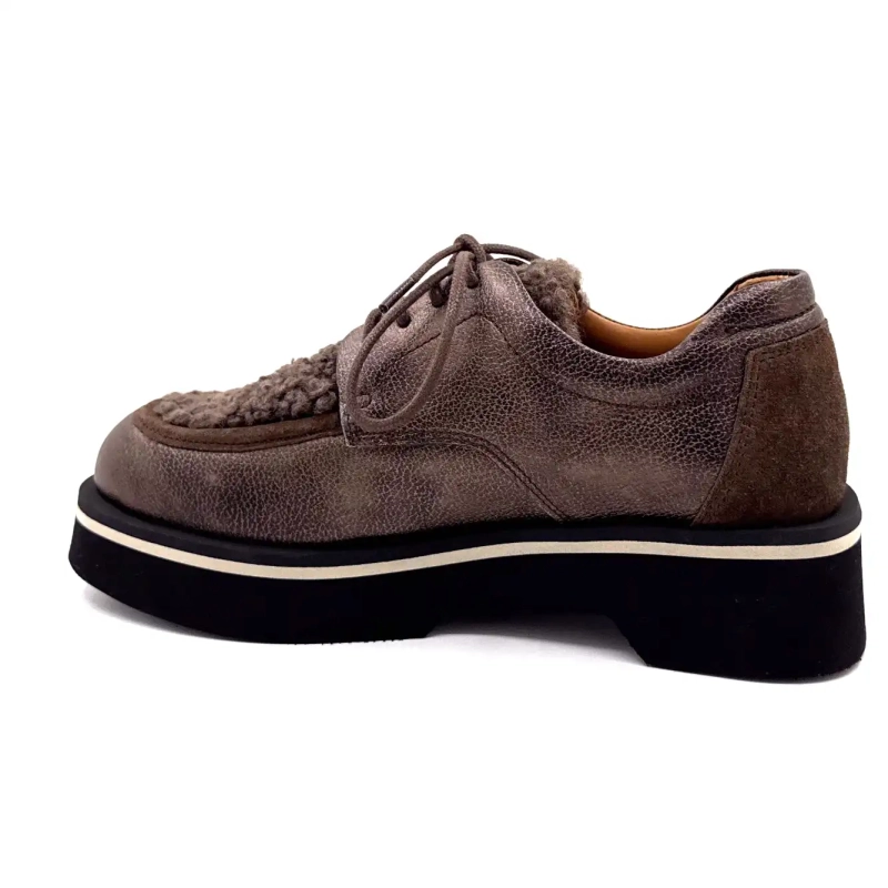 Ivoire Valter-Leder & Wildlederbronze Ivoire Chaussures