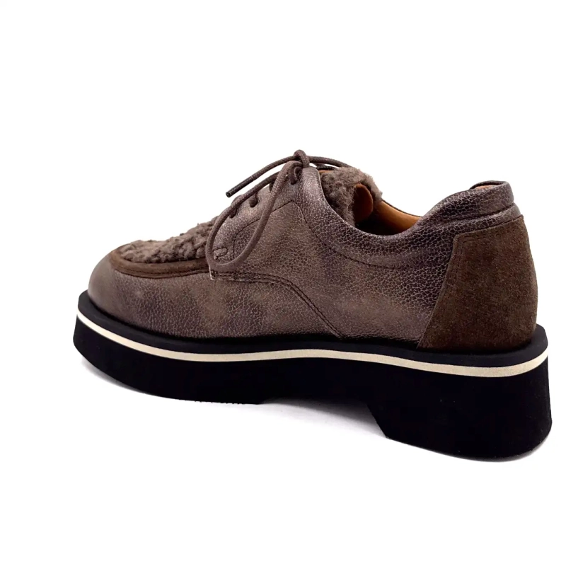 Ivoire Valter Cuir & Daim Bronze Ivoire Chaussures