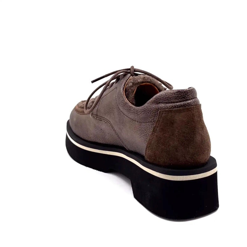 Ivoire Valter Leather & Suede Bronze Ivoire Chaussures