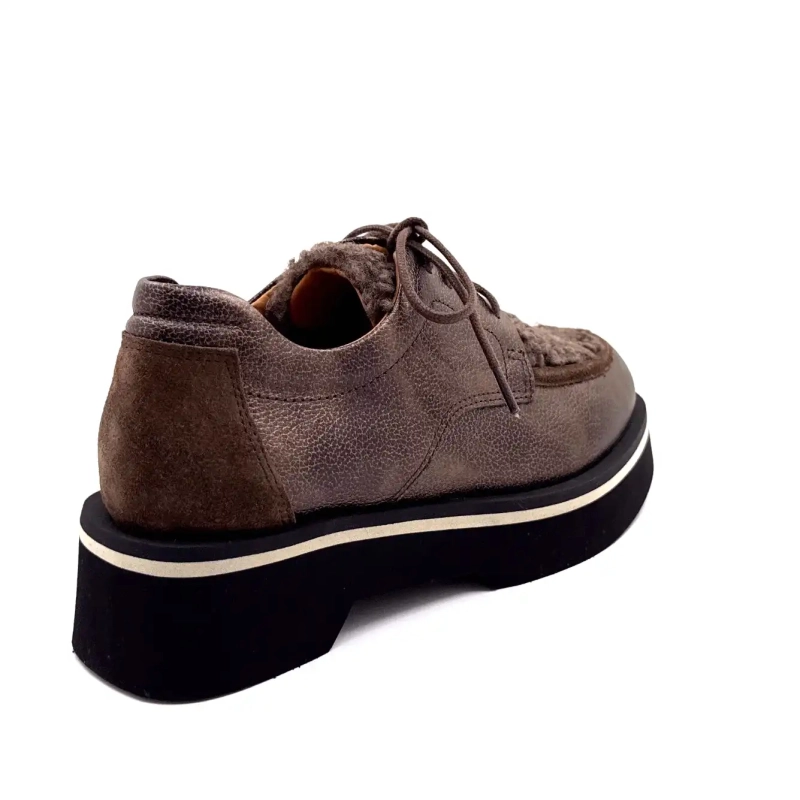 Ivoire Valter bőr és velúr bronz Ivoire Chaussures