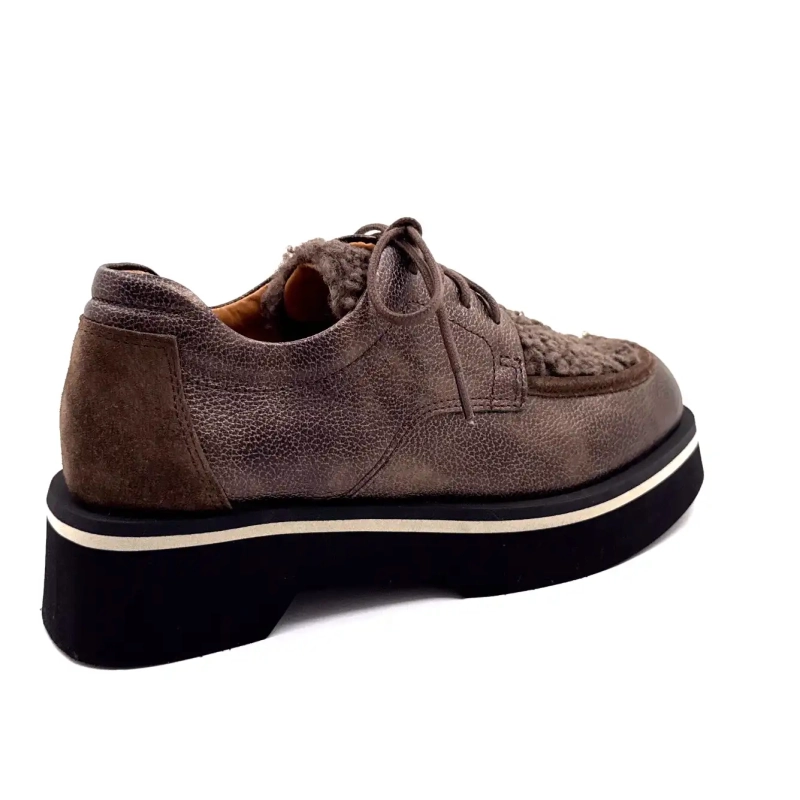 Ivoire Valter Leather & Suede Bronze Ivoire Chaussures