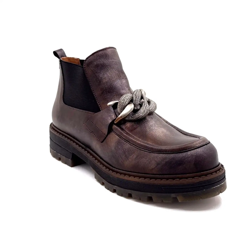 Ivoire Cv 5061 Copper Brown Leather Ivoire Chaussures