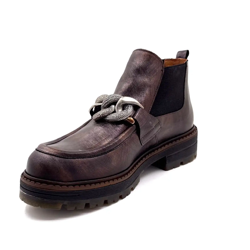 Ivoire Cv 5061 Koperbruin Leer Ivoire Chaussures