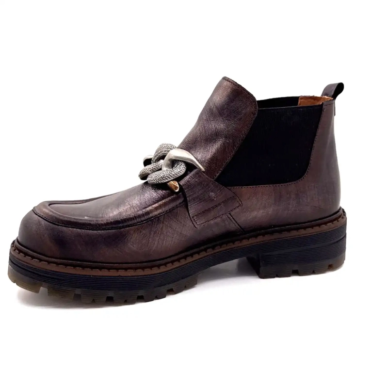 Ivoire Cv 5061 Kopparbrunt Läder Ivoire Chaussures