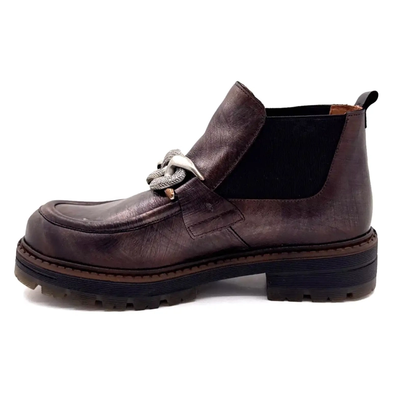 Ivoire Cv 5061 Rézbarna Bőr Ivoire Chaussures