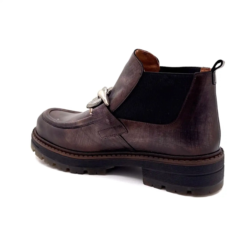 Ivoire Cv 5061 Couro Marrom Cobre Ivoire Chaussures