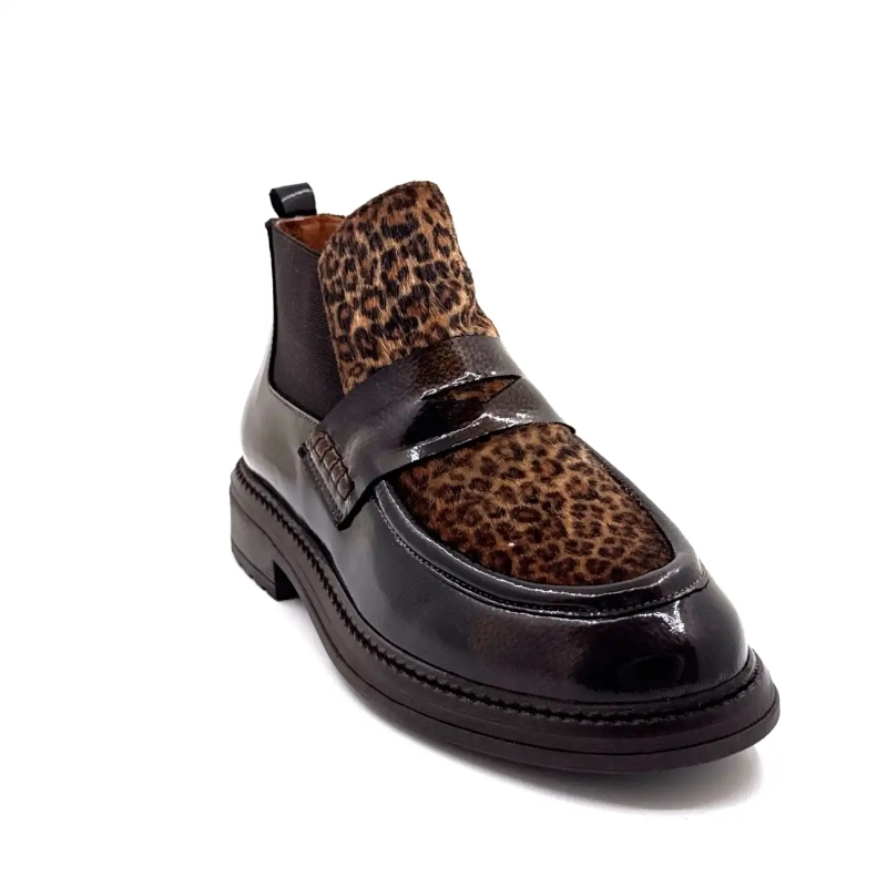 Ivoire Cv 6403 Koperbruin Lakleer Leo Ivoire Chaussures