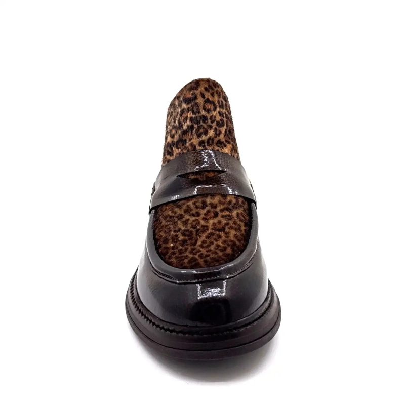 Ivoire Cv 6403 Koperbruin Lakleer Leo Ivoire Chaussures