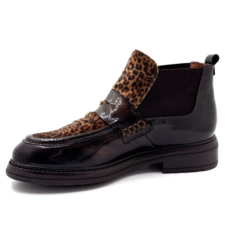 Ivoire Cv 6403 Kupferbraun Lackleder Leo Ivoire Chaussures