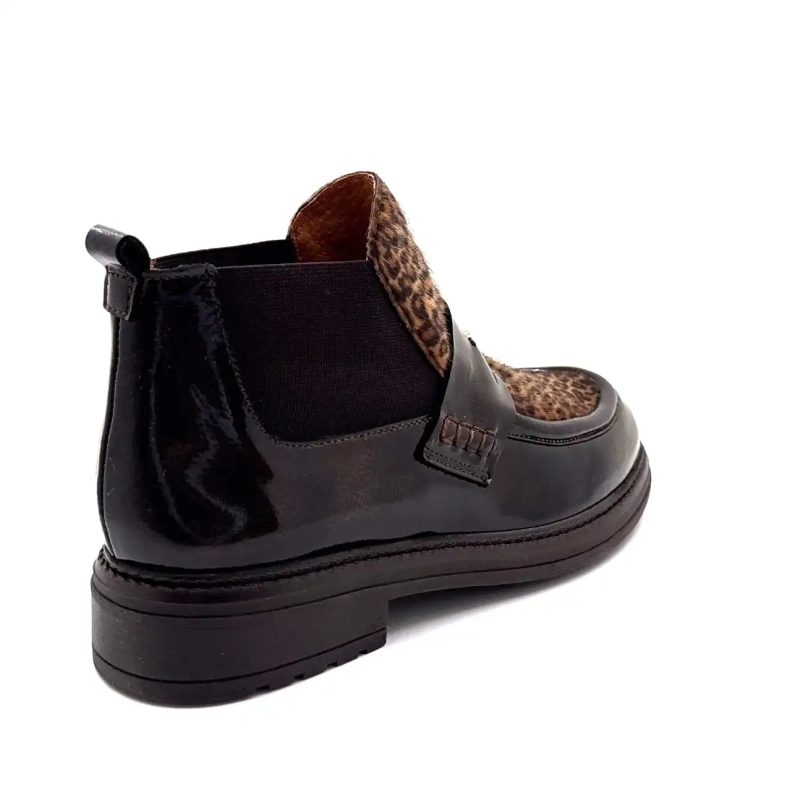 Ivoire Cv 6403 Kupferbraun Lackleder Leo Ivoire Chaussures