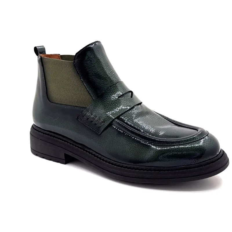 Ivoire Cv 6403 Khaki Lakleer Ivoire Chaussures