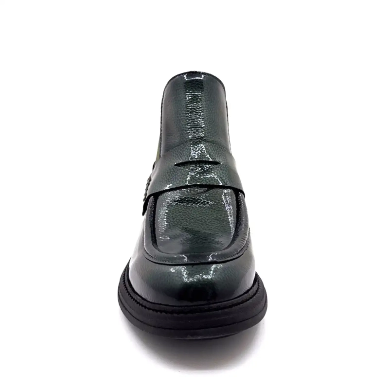 Ivoire Cv 6403 Kaki lackläder Ivoire Chaussures