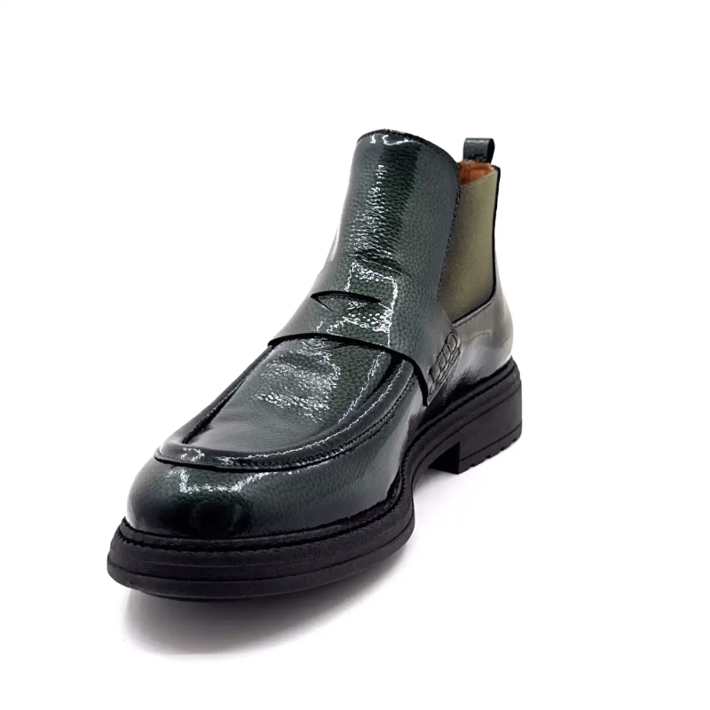 Ivoire Cv 6403 Khaki Lakleer Ivoire Chaussures