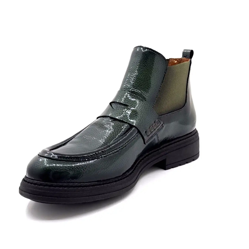 Pelle verniciata Ivoire Cv 6403 color cachi Ivoire Chaussures