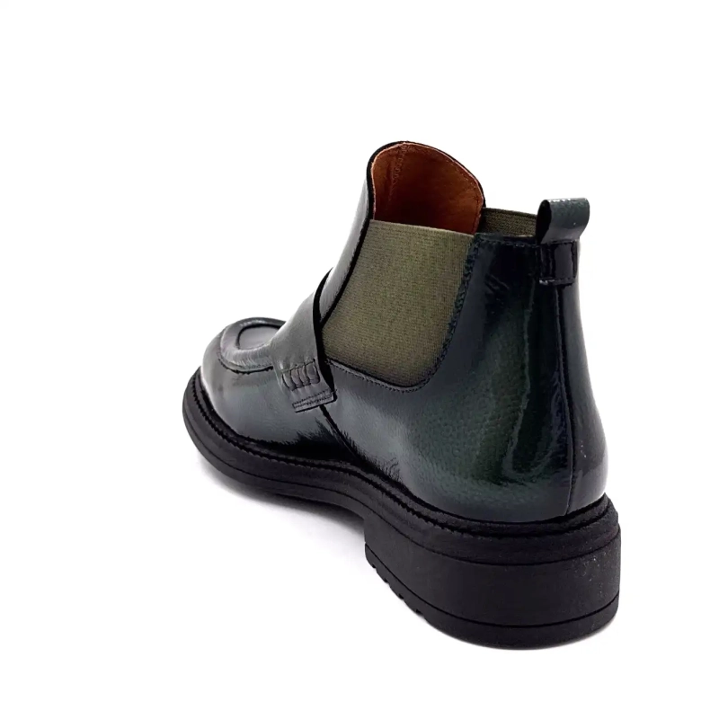 Ivoire CV 6403 Khaki Skóra lakierowana Ivoire Chaussures