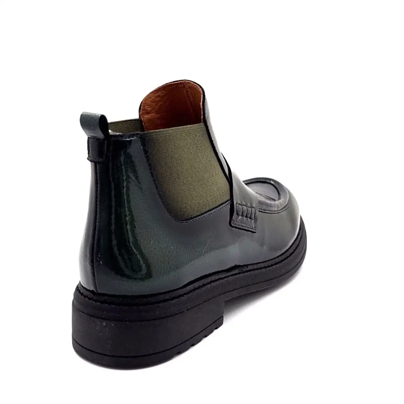 Ivoire CV 6403 Khaki Skóra lakierowana Ivoire Chaussures