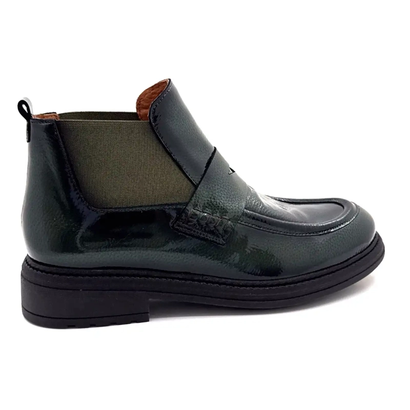 Ivoire Cv 6403 Khaki lakkbőr Ivoire Chaussures