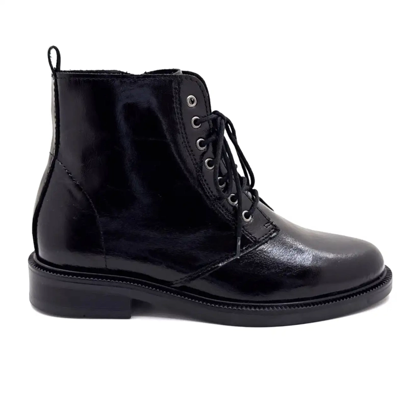 Ivoire 4859 Cuero Negro Brillante Ivoire Chaussures