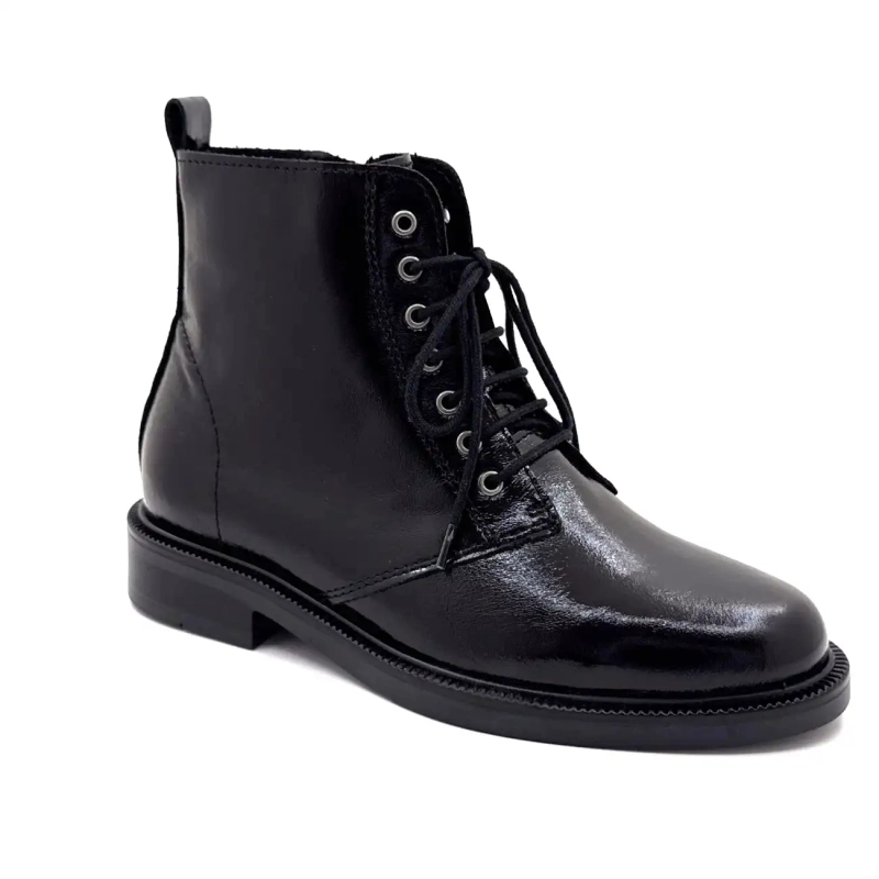 Ivoire 4859 Cuero Negro Brillante Ivoire Chaussures