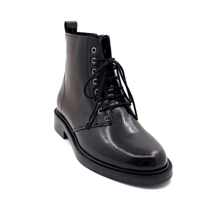 Ivoire 4859 Μαύρο Γυαλιστερό Δέρμα Ivoire Chaussures