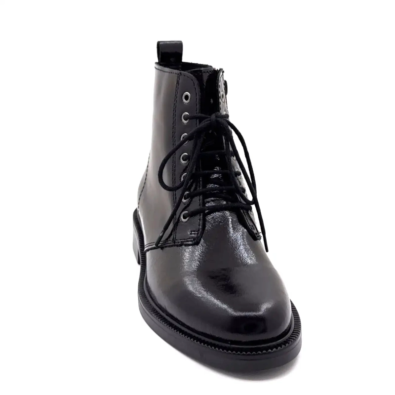 Ivoire 4859 Couro Preto Brilhante Ivoire Chaussures