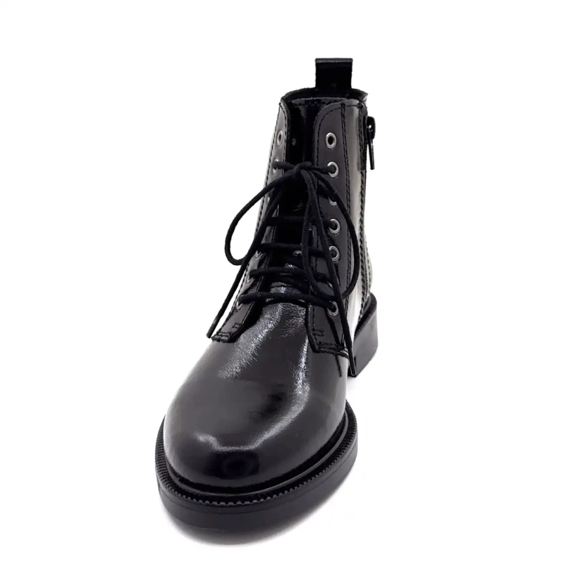 Ivoire 4859 Pelle nera lucida Ivoire Chaussures