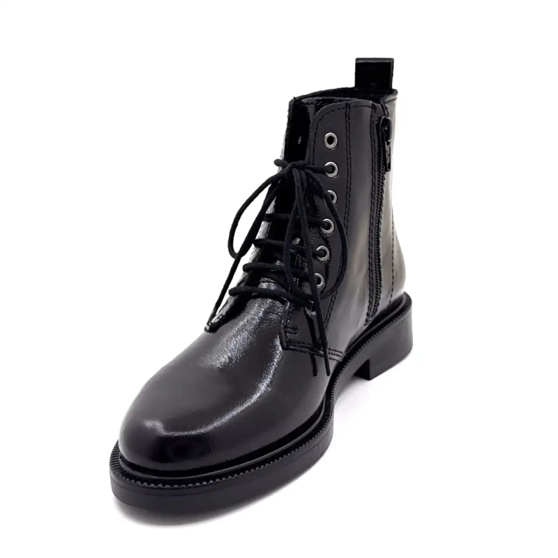 Ivoire 4859 Μαύρο Γυαλιστερό Δέρμα Ivoire Chaussures