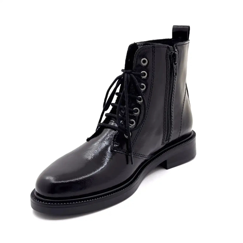 Ivoire 4859 Svart Glanset Lær Ivoire Chaussures