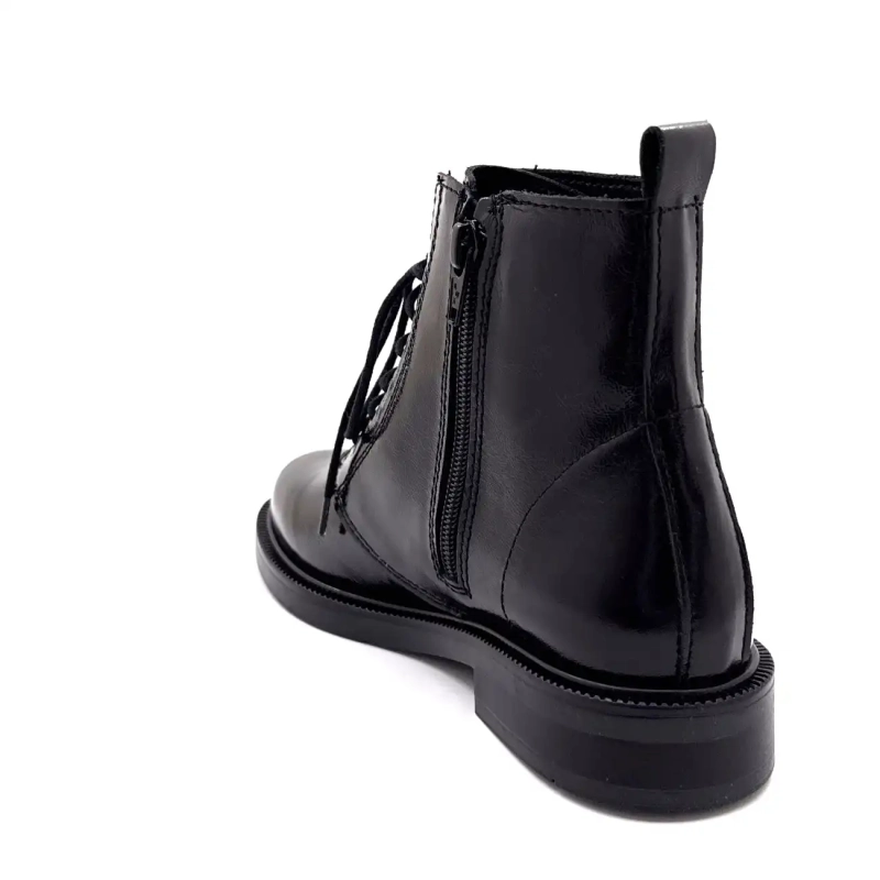 Ivoire 4859 Cuir Brillant Noir Ivoire Chaussures