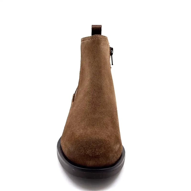 Ivoire 1845 Daim Noisette Cuir Reptile & Bronze Ivoire Chaussures