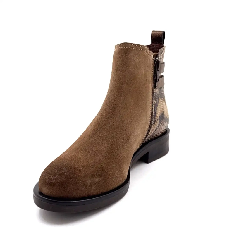 Ivoire 1845 Hasselnötsmocka Reptil & Bronsläder Ivoire Chaussures