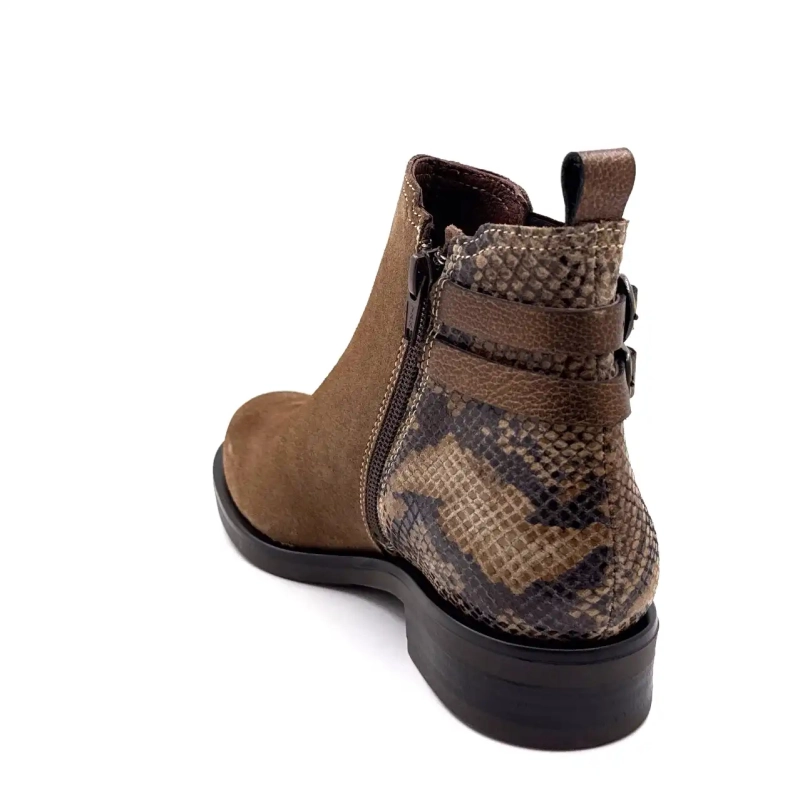 Ivoire 1845 Hasselnødruskind Krybdyr & Bronzelæder Ivoire Chaussures