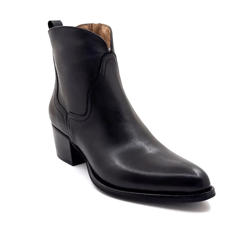 Muratti S1570c Melyna sort læder Ivoire Chaussures