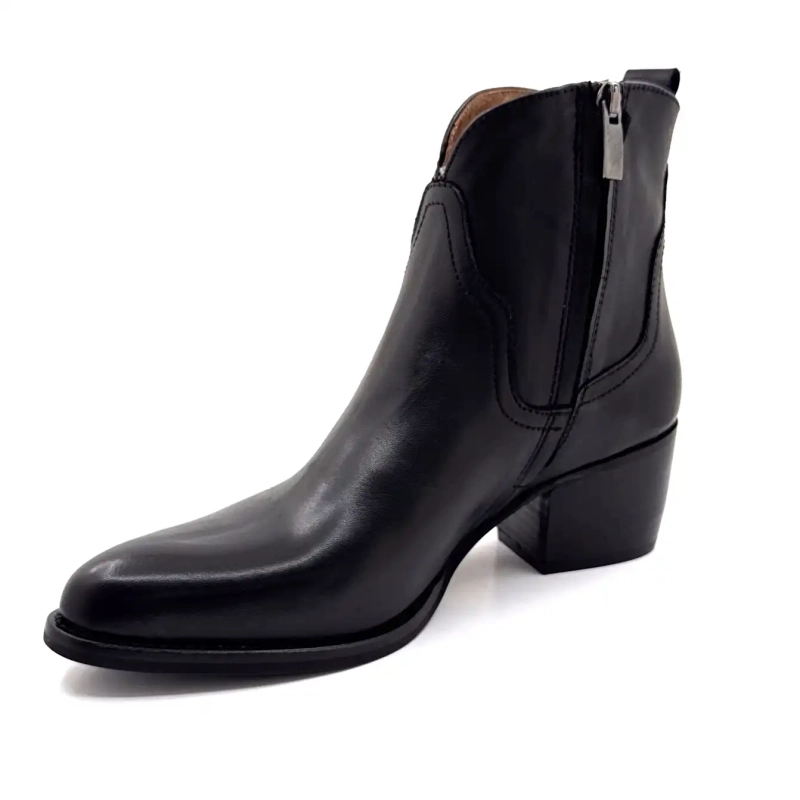 Muratti S1570c Melyna Schwarzes Leder Ivoire Chaussures