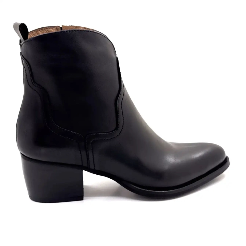 Muratti S1570c Melyna Schwarzes Leder Ivoire Chaussures