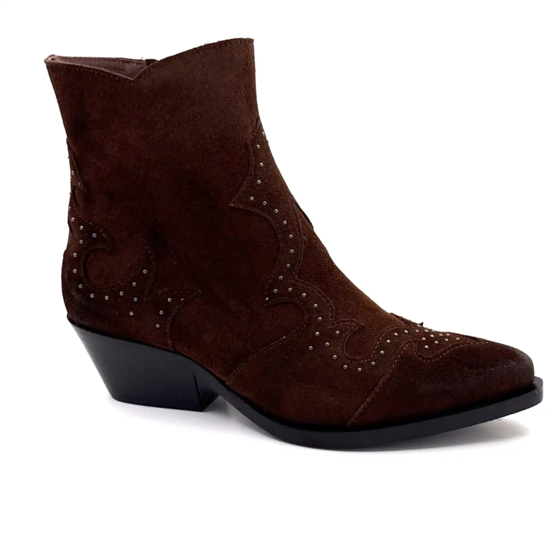 Ivoire 1844 Barna velúr Ivoire Chaussures