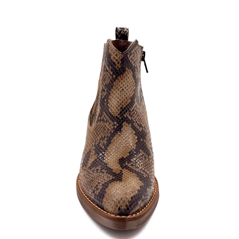 Ivoire 1847 Bézs és Barna Hüllőbőr Ivoire Chaussures