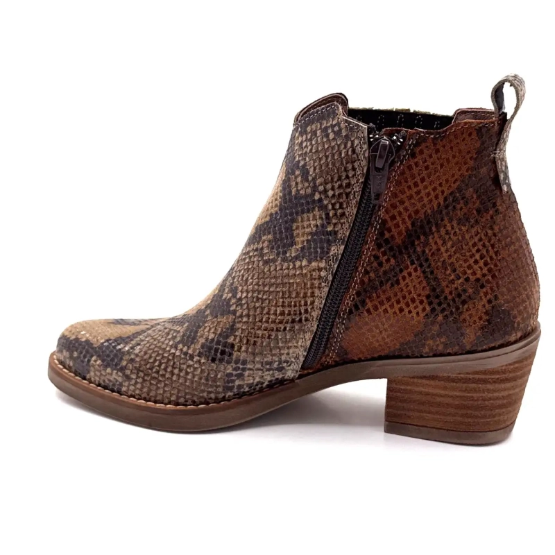 Piele de reptilă bej și maro 1847 Ivoire Ivoire Chaussures