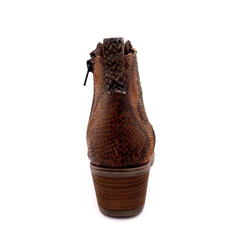 Ivoire 1847 Beige & Braun Reptilleder Ivoire Chaussures