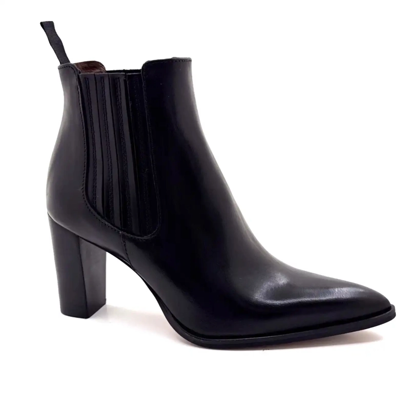 Muratti S1581c Amyna Schwarzes Leder Ivoire Chaussures