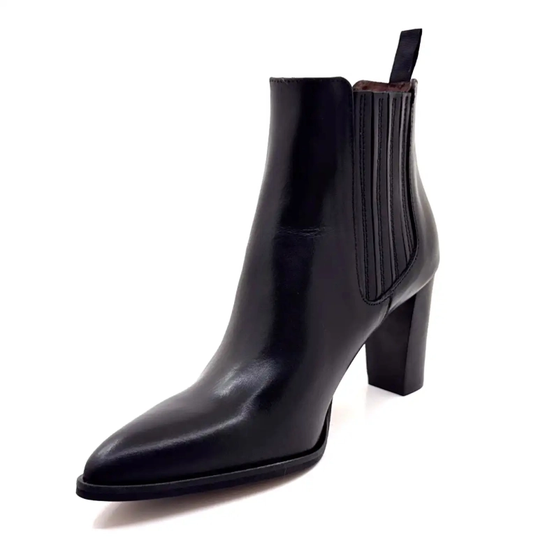 Muratti S1581c Amyna Schwarzes Leder Ivoire Chaussures